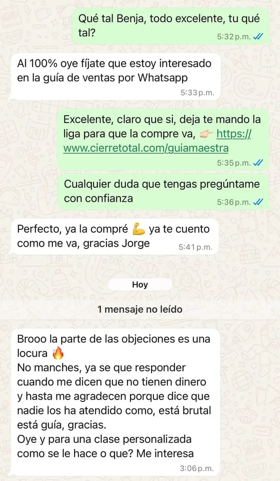 Testimonio de alumno: el manejo de objeciones le ayudó a cerrar más citas